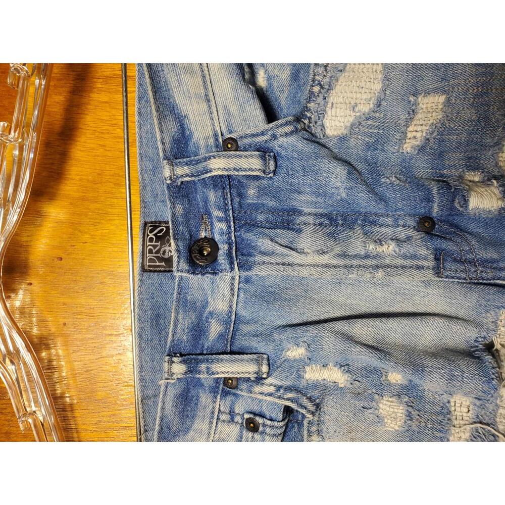 Women’s Distressed Blue PRPS Jeans Size 30x32 - Picture 4 of 8